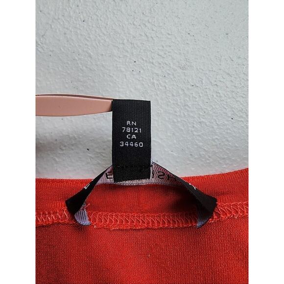 Eileen Fisher Shirt Womens Small RDLOR Long Sleeve Rayon Stretch Made USA Top - Picture 14 of 16